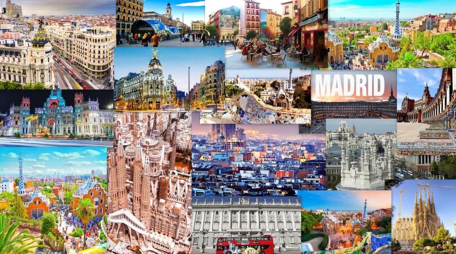 Hiszpania- Madryt puzzle online ze zdjęcia