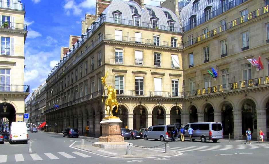 Pomnik Joanny d'Arc puzzle online ze zdjęcia
