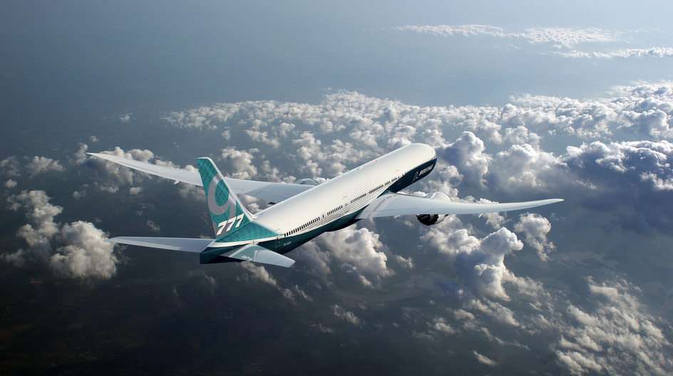 Boeing 777-9X puzzle online ze zdjęcia