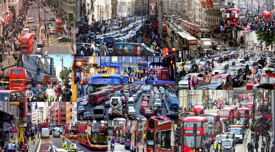 Londyn-ulice puzzle online ze zdjęcia