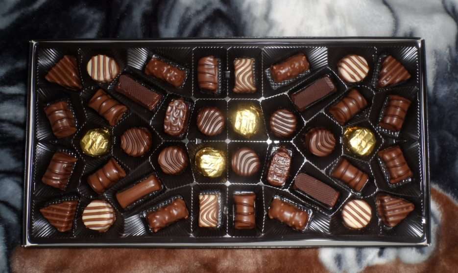 czekoladki puzzle online