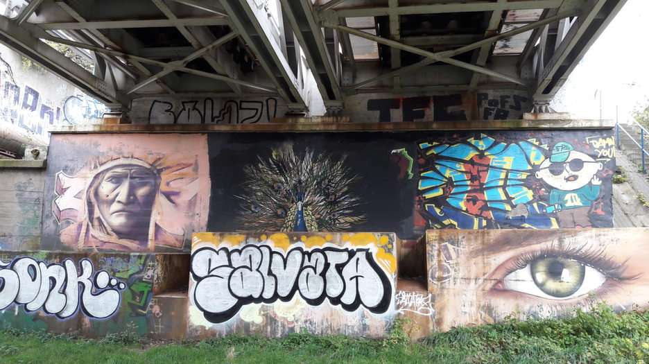 Graffiti puzzle online ze zdjęcia