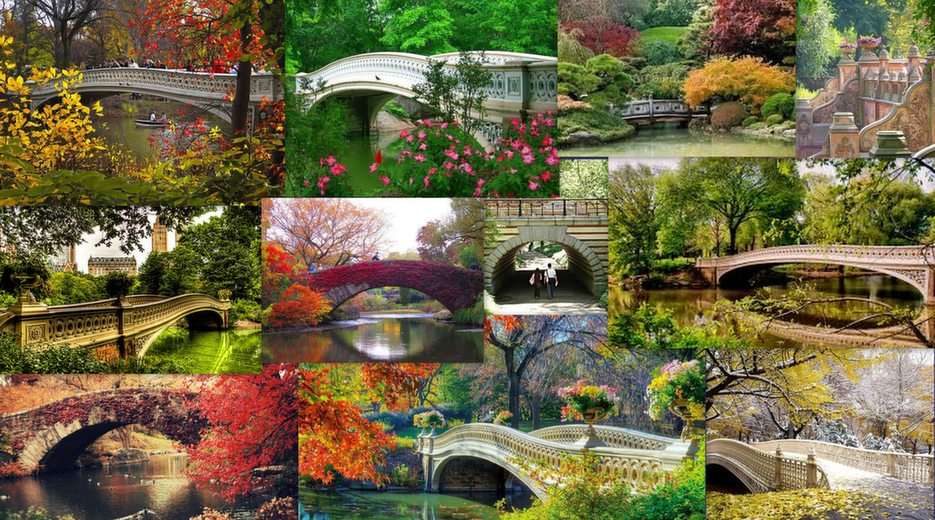 Romantyczny most puzzle online ze zdjęcia