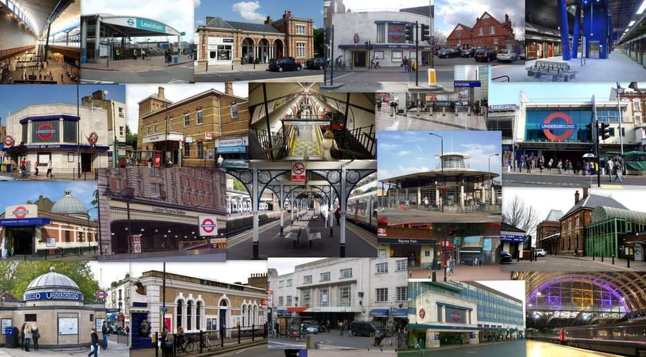 Londyn-metro puzzle online ze zdjęcia