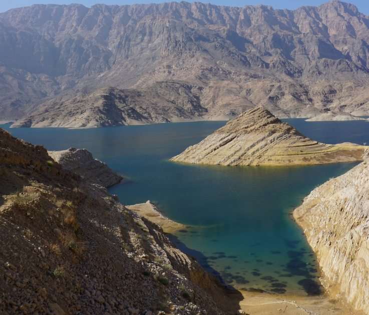 Góry w Omanie puzzle ze zdjęcia