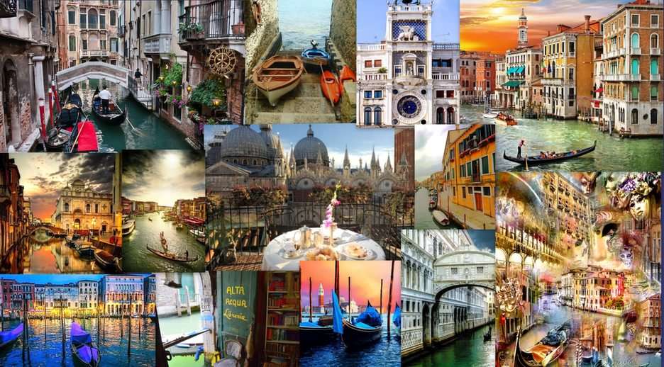 Wenecja-collage puzzle online