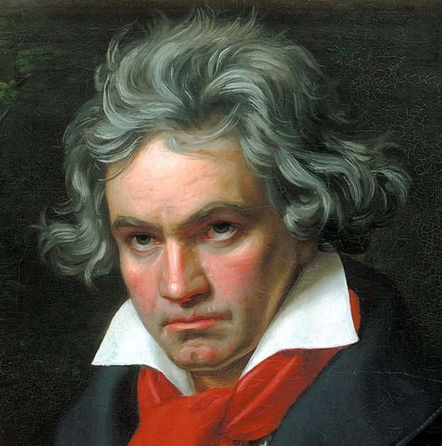 Beethoven puzzle online ze zdjęcia