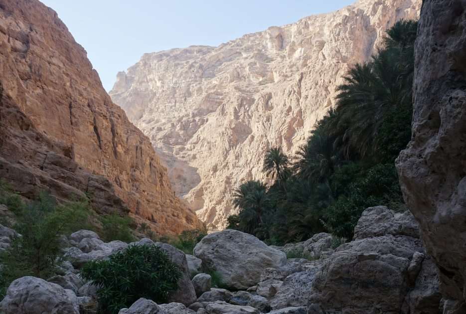 Góry w Omanie puzzle online