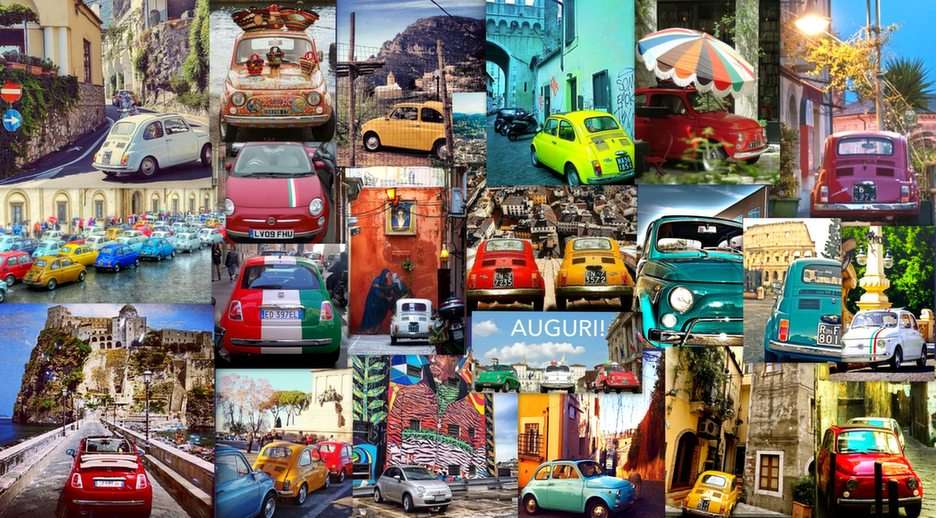 Samochodzikiem przez Włochy puzzle online ze zdjęcia