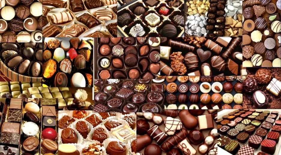 czekoladki puzzle online ze zdjęcia
