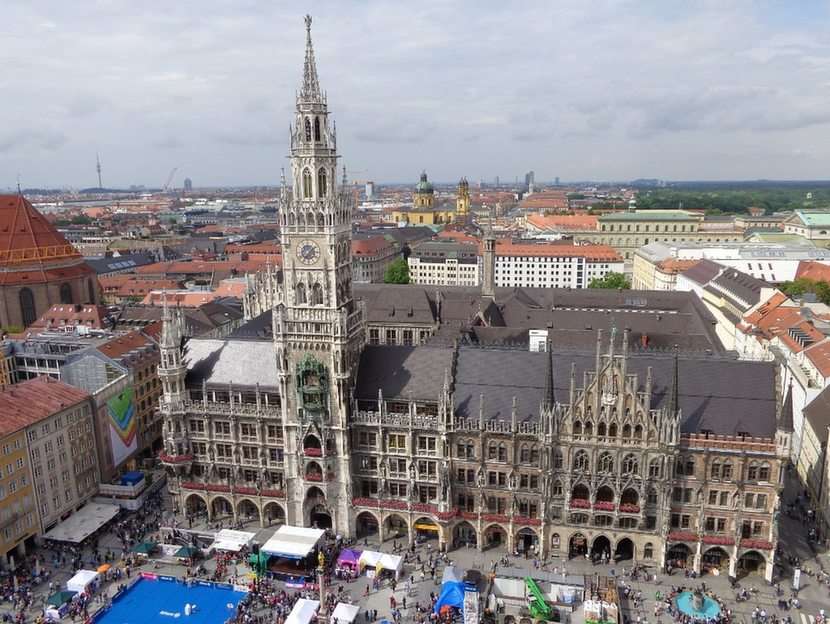 Neues Rathaus Munchen puzzle online ze zdjęcia