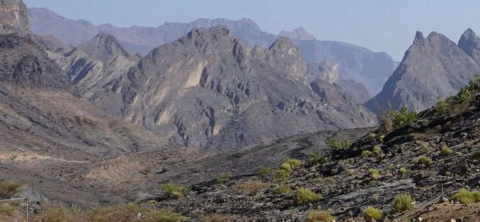 Góry w Omanie puzzle online
