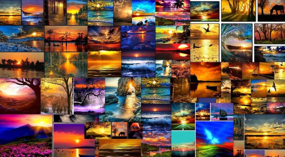zachody słońca puzzle online ze zdjęcia