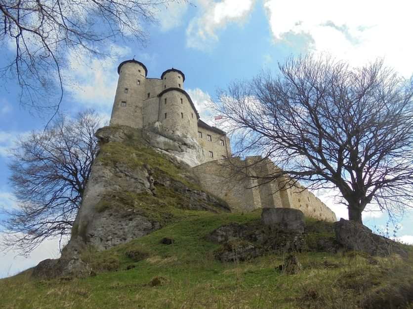zamek w Bobolicach puzzle online ze zdjęcia