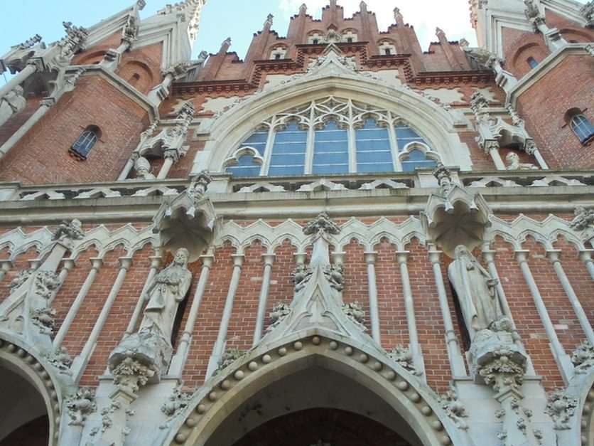 fasada kościoła św. Józefa w Krakowie puzzle online ze zdjęcia