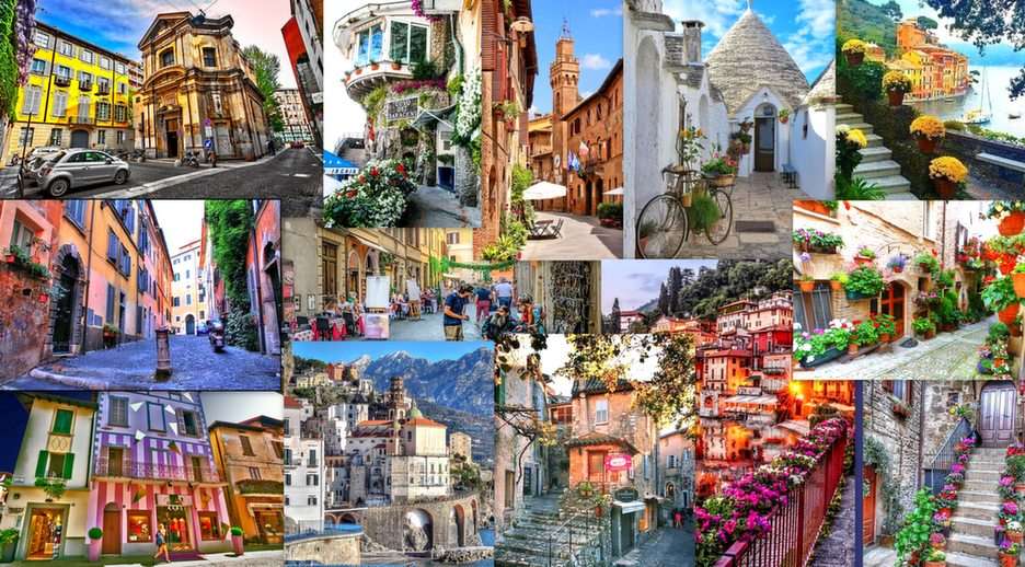 piękne włoskie miejsca puzzle online ze zdjęcia