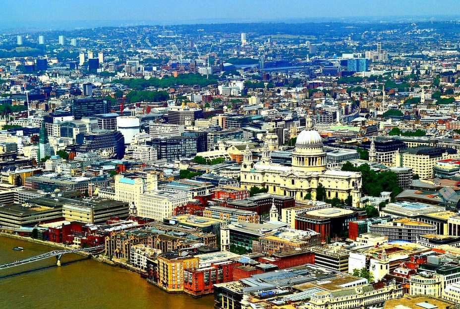 panorama londynu puzzle online ze zdjęcia