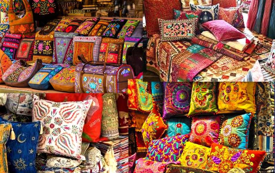 tureckie poduszki puzzle online ze zdjęcia