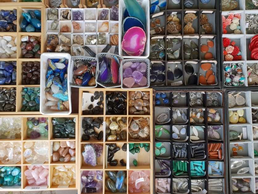 Colorful stones puzzle online ze zdjęcia