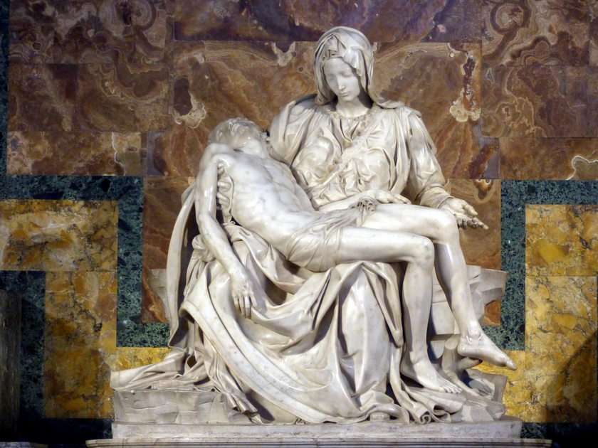 Pieta (Michelangelo) puzzle online ze zdjęcia
