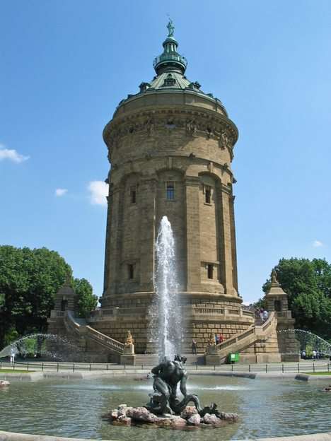 Wieża ciśnień w Mannheim puzzle online