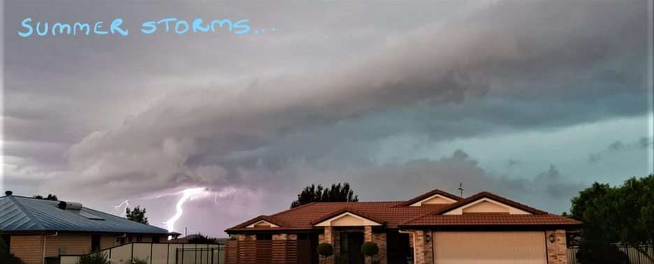 Letnia burza popołudniowa, Darling Downs, QLD puzzle online ze zdjęcia