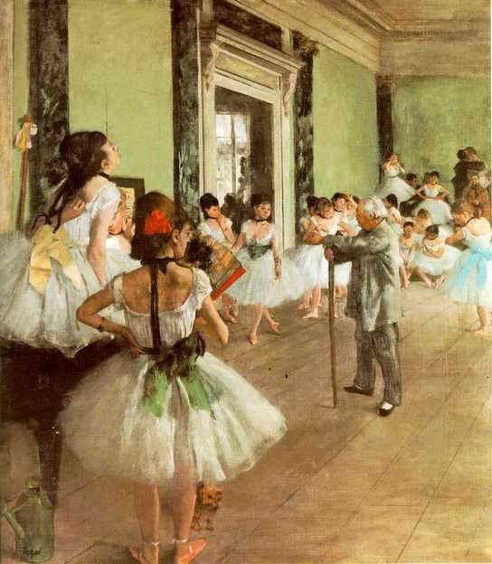 Degas - Danse classe puzzle online ze zdjęcia