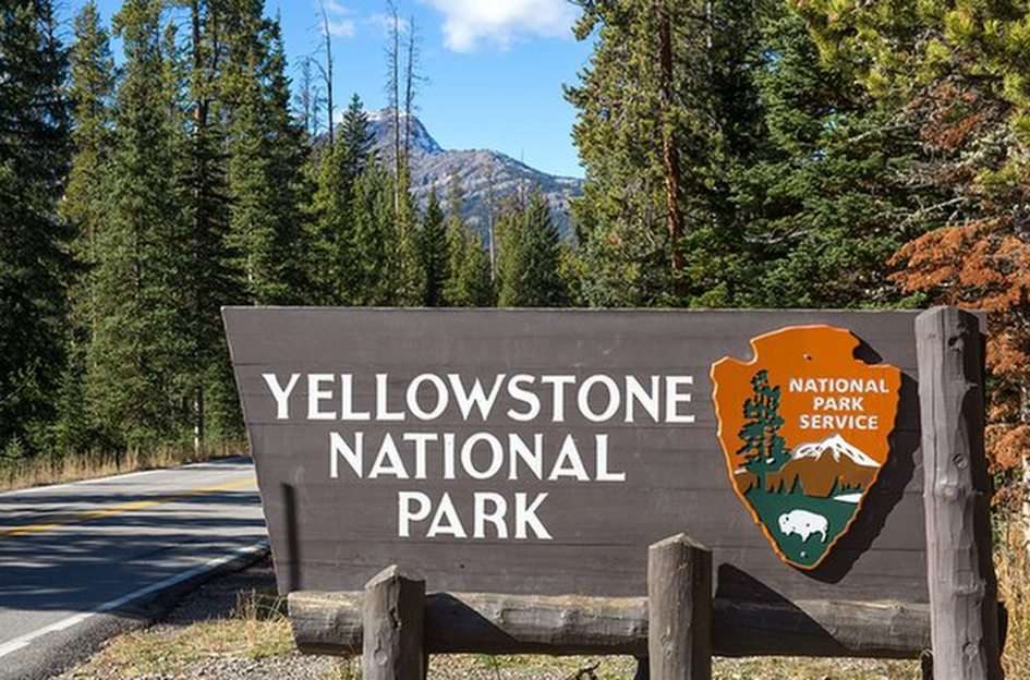 Yellowstone puzzle online ze zdjęcia