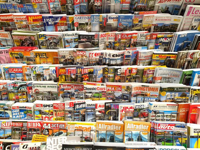 German magazines puzzle online ze zdjęcia