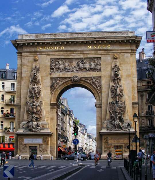Paryż - Brama św. Dionizego puzzle online ze zdjęcia