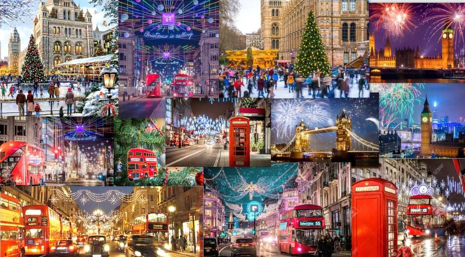 Londyn-świąteczny puzzle