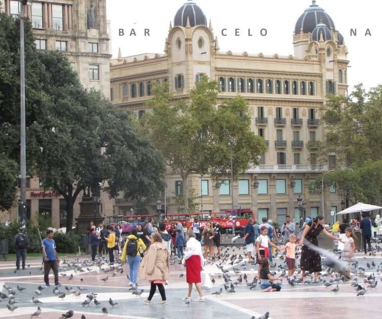 Plac Kataloński puzzle online ze zdjęcia