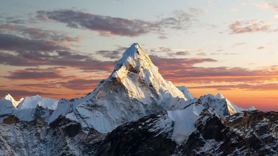 Mount Everest puzzle ze zdjęcia