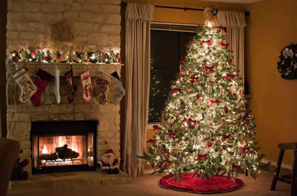 drzewko świąteczne puzzle