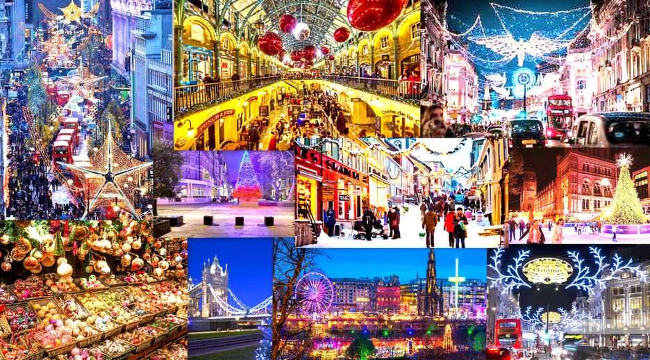 Londyn-świąteczny puzzle online