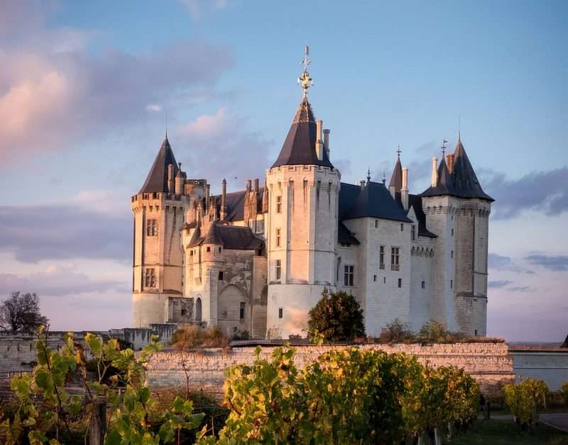 Château de Saumur puzzle online ze zdjęcia