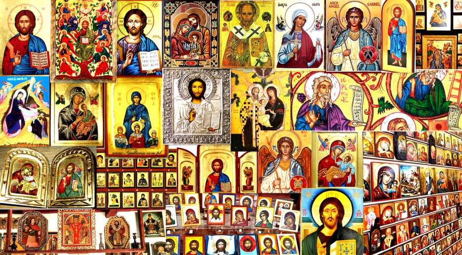 bizantyjskie ikony puzzle online ze zdjęcia