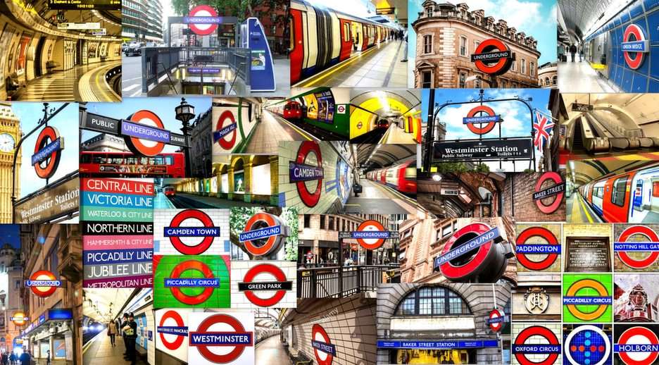 Londyn-metro puzzle online ze zdjęcia