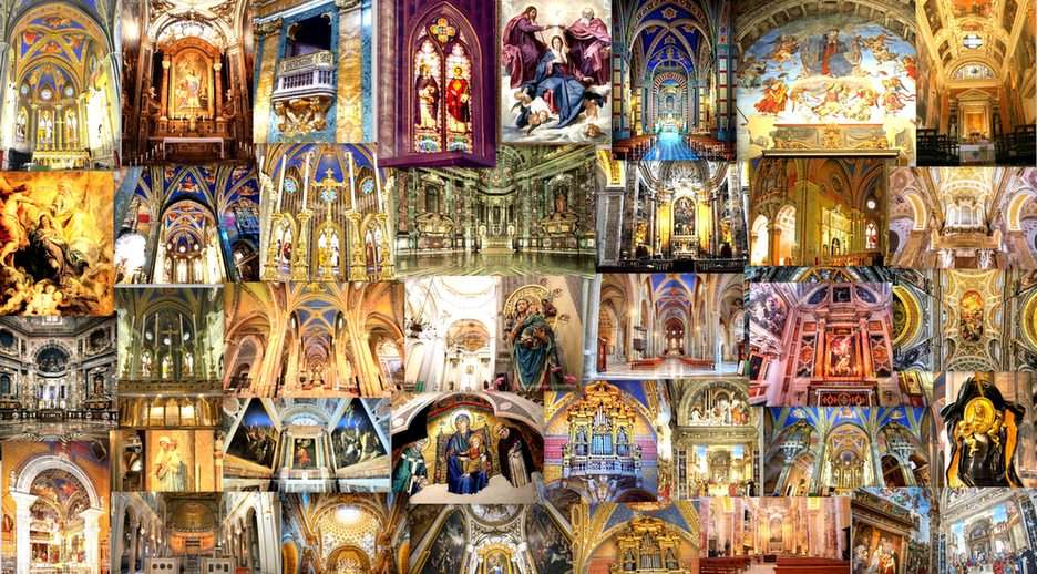 rzym-kościoły puzzle online ze zdjęcia