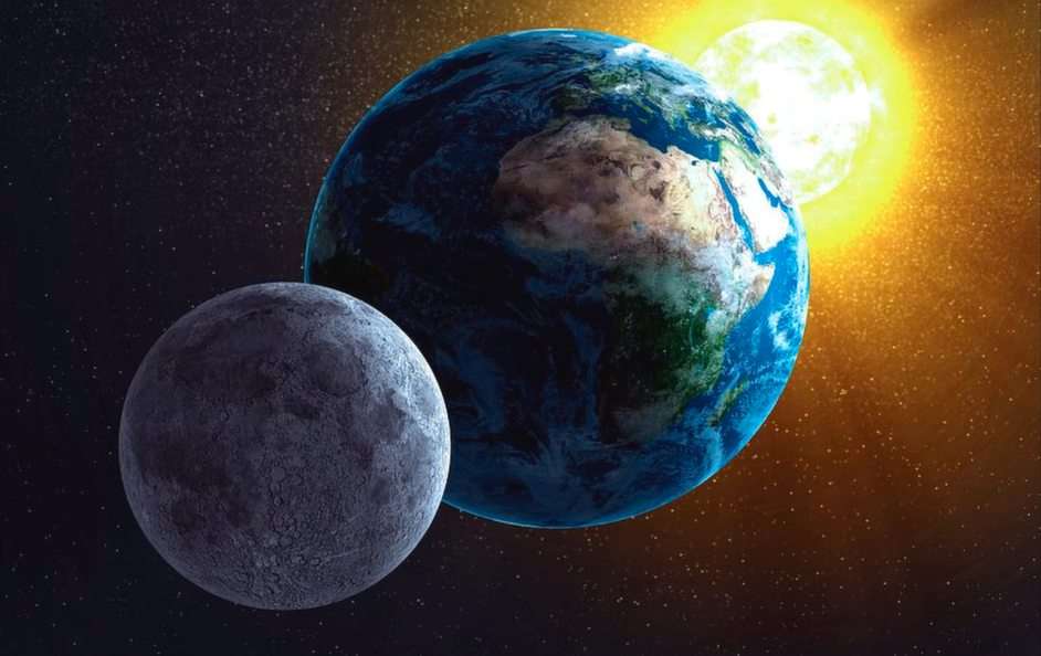 Ziemia, Słońce i Księżyc puzzle online