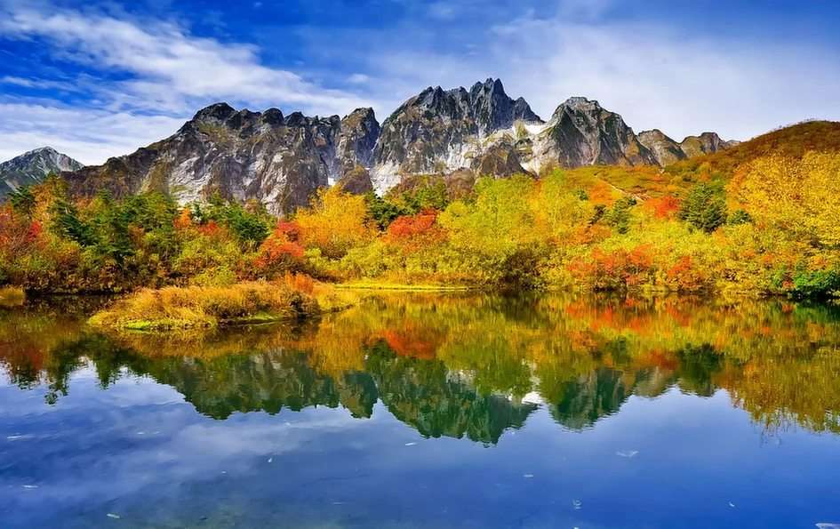 Jesień w górach puzzle online ze zdjęcia