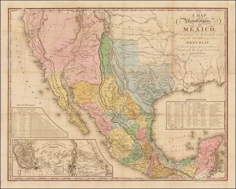 Meksyk przed wojną amerykańską puzzle online