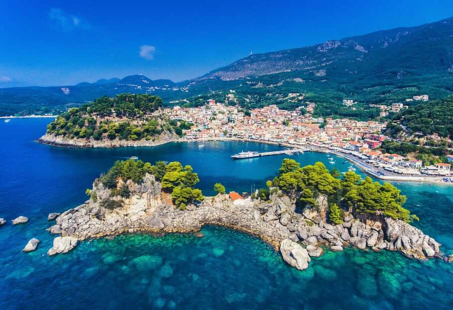 Wyspa W Grecji puzzle online ze zdjęcia