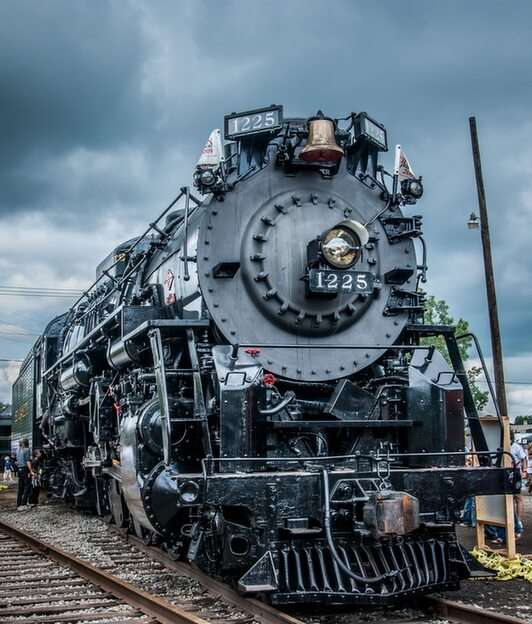 lokomotywa puzzle online ze zdjęcia