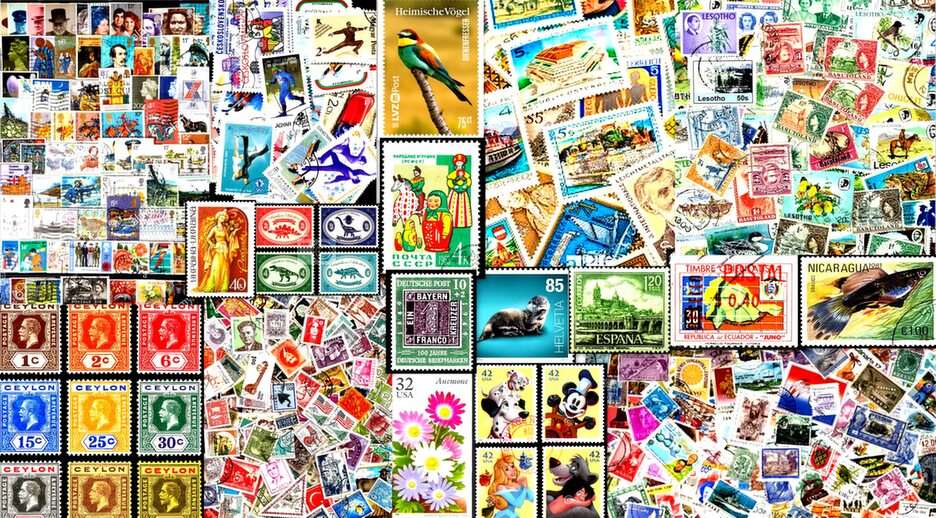 znaczki puzzle ze zdjęcia