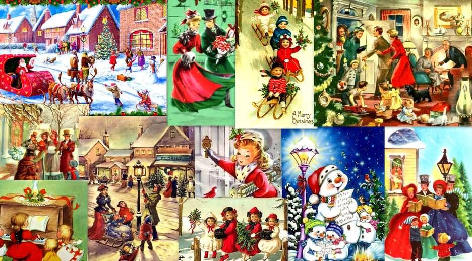 bajecznie świąteczne obrazki puzzle online