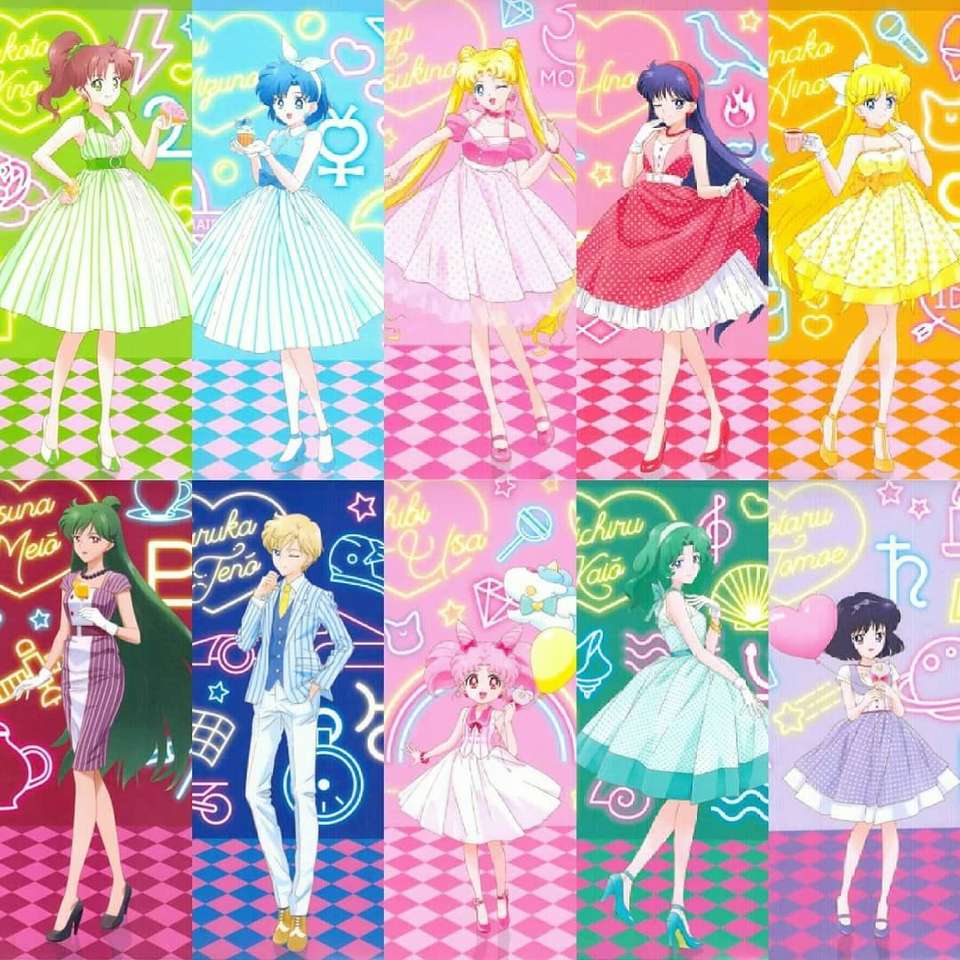 Sailor Moon puzzle online ze zdjęcia