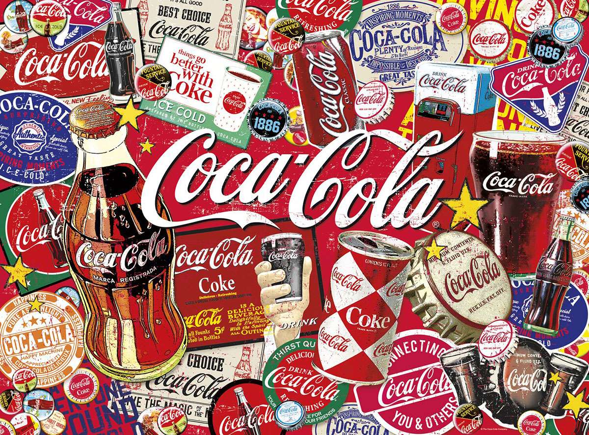 Coca cola puzzle online ze zdjęcia