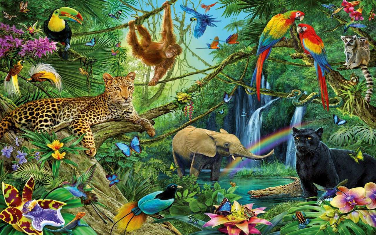 Jungle Puzzle! puzzle online ze zdjęcia