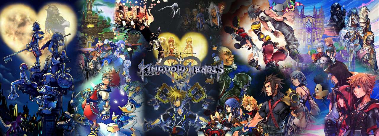 Kingdom Hearts puzzle online ze zdjęcia